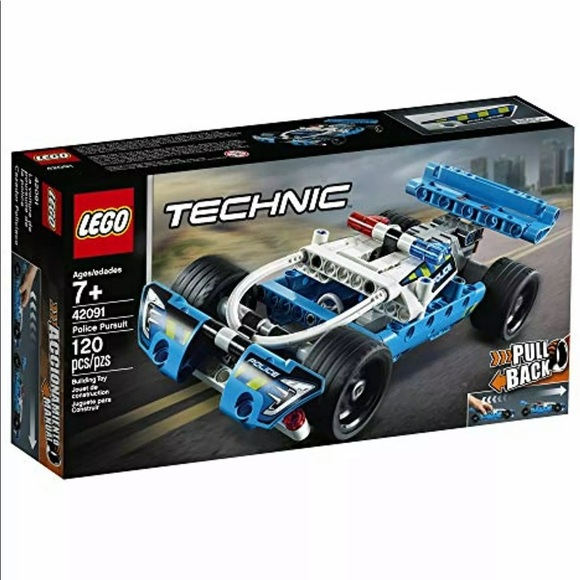 RETIRED NIB LEGO Technic Police Pursuit 42091 Building Kit (120 Pieces) - Picture 5 of 8